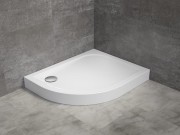 Brodzik asymetryczny Radaway Delos E Compact 100x80x11,5 prawy