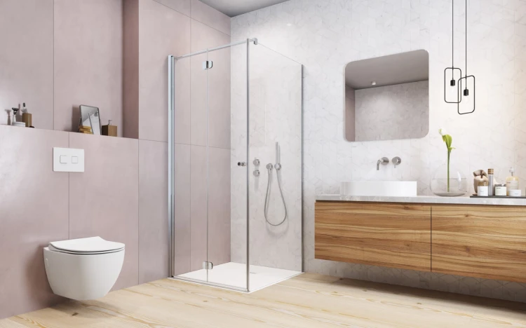 Kabina kwadratowa Radaway Eos KDJ-B 80x80x197 lewa, szkło przejrzyste