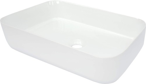 Umywalka ceramiczna stawiana na blat Hiacynt New Deante biała