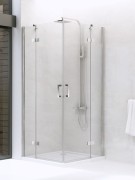 Kabina dwudrzwiowa New Trendy New Renoma 80x90x195 szkło czyste