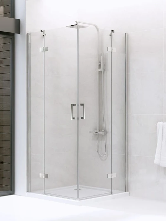 Kabina dwudrzwiowa New Trendy New Renoma 80x90x195 szkło czyste