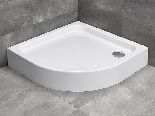 Brodzik półokrągły Radaway Siros A Compact 80x80x17x7