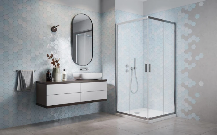 Kabina prysznicowa Radaway Alienta C 90x90x190 przejrzysta