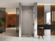 Drzwi prysznicowe New Trendy Eventa Black Chrome prawe czyste