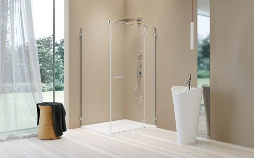 Kabina prostokątna Radaway Arta KDJ II 140x90x200 przejrzysta prawa