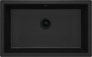 Zlewozmywak granitowy 1-komorowy podwieszany nero Corda Deante