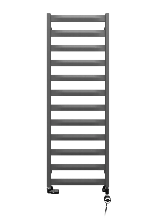 Grzejnik łazienkowy dekoracyjny HERMES METALIC GREY 115x50 LaVita