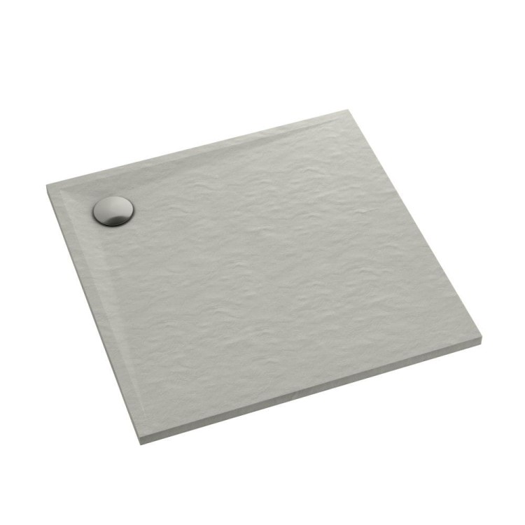 Brodzik kwadratowy LIBRA Cement Stone 90x90 Schedpol Schedline, cementowy