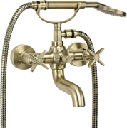 Deante Temisto Bateria wannowa z kompletem natryskowym