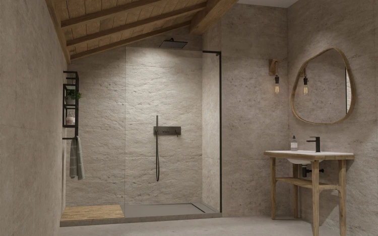 Kabina prysznicowa walk-in Radaway Modo SL Black II prawa