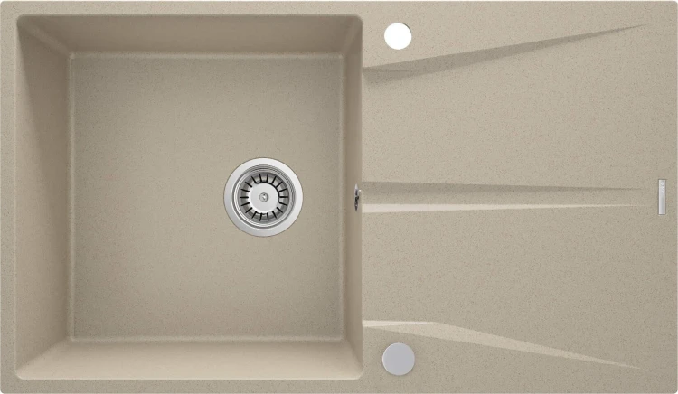 Zlewozmywak granitowy 1-komorowy z ociekaczem Corio Deante