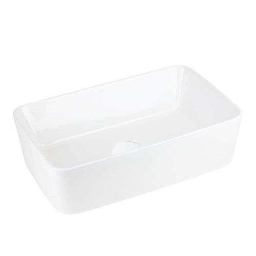 Umywalka nablatowa ango uc5627wh prostokątna 480x295x135 mm biały korek