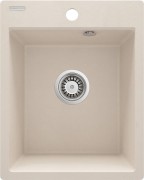 Zlewozmywak granitowy 1-komorowy Corio Deante beżowy