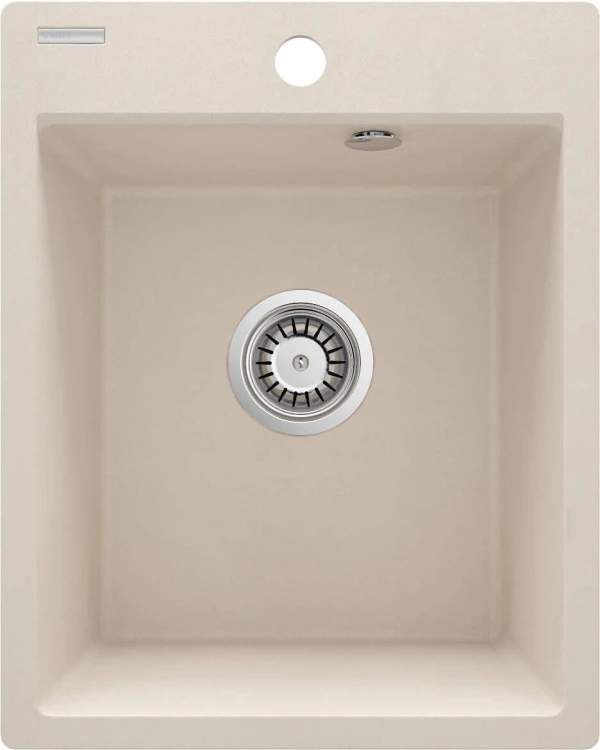 Zlewozmywak granitowy 1-komorowy Corio Deante beżowy