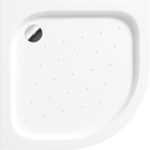 Brodzik akrylowy półokrągły 80x80 Funkia Deante