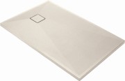 Brodzik granitowy prostokątny 140x90 beżowy Correo Deante