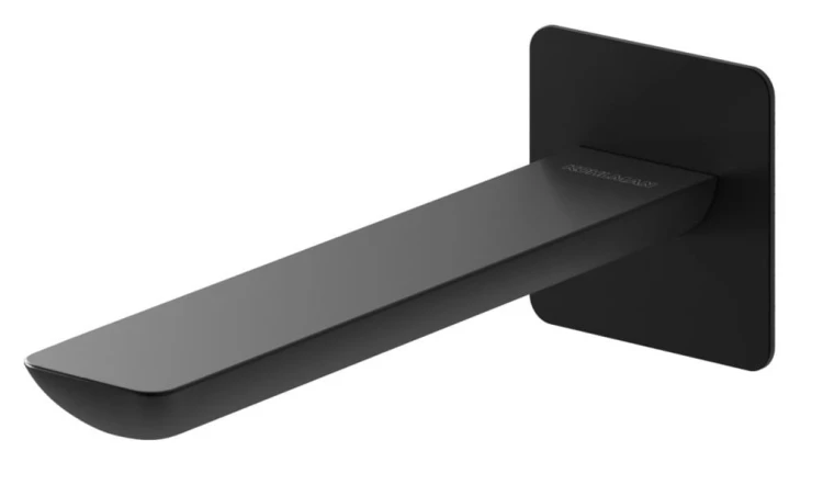 Wylewka ścienna wody 20 cm czarna Experience Black KOHLMAN QW230EB