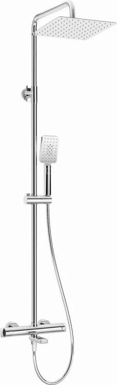 Deszczownica z baterią wannową termostatyczną chrom Deante