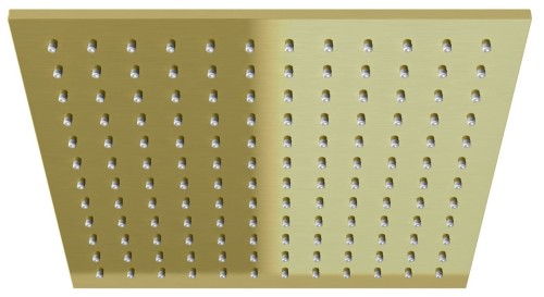 Deszczownica kwadratowa 30x30 Experience Brushed Gold złoto szczotkowane