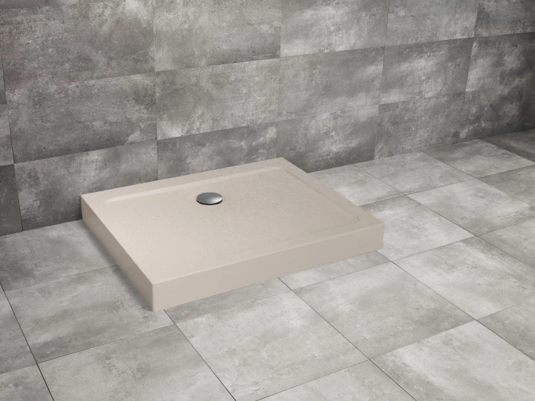 Brodzik prostokątny Radaway Doros D Compact 120x100 Stone kaszmirowy