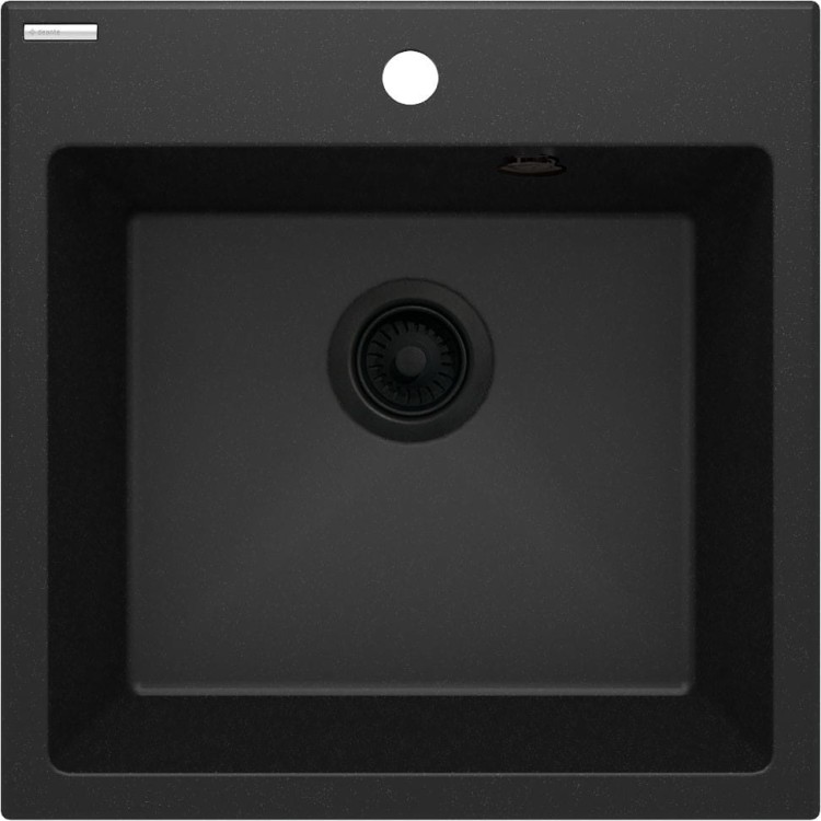 Zlewozmywak granitowy 1-komorowy Evora Deante grafit metalik