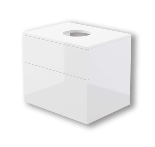 Szafka umywalkowa z blatem biała 60x47x52 Prizma Deante