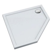Brodzik pięciokątny SHARPER 90x90 Schedpol Schedline, biały