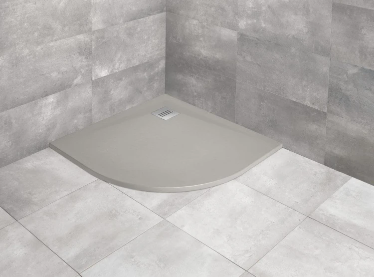 Brodzik półokrągły Kyntos A 100x100 Radaway cementowy