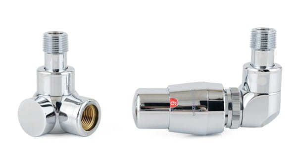 Zestaw zaworów termostatyczny chrom prawy SUNERZHA