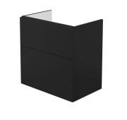 Szafka umywalkowa bez blatu nero 60x38,5x60 Prizma Deante