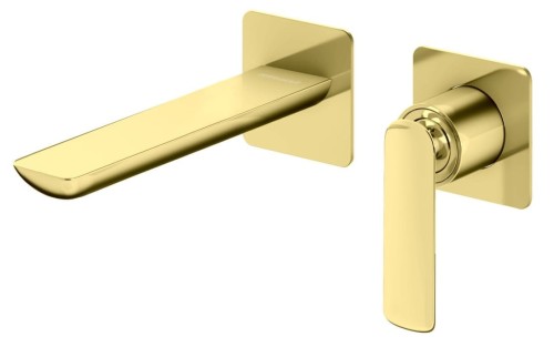 Bateria umywalkowa podtynkowa Experience Gold KOHLMAN złoto błyszczące