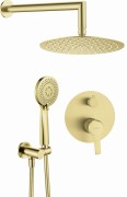 Zestaw prysznicowy podtynkowy Arnika Deante złoto szczotkowane