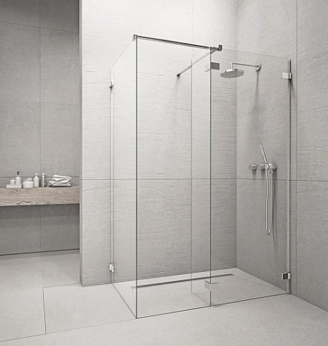Kabina Radaway Euphoria walk-in III 130x80x200 szkło przejrzyste