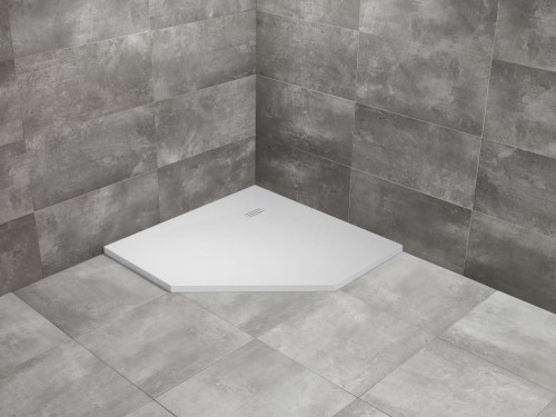 Brodzik pięciokątny Kyntos PT 90x90 biały Radaway