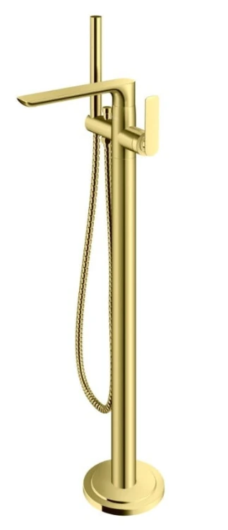 Bateria wannowa wolnostojąca Experience Gold KOHLMAN złoto błyszczące