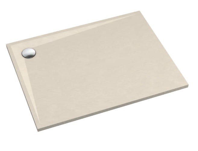 Brodzik prostokątny LIBRA CASHMERE STONE 80x120 Schedpol Schedline, kaszmir