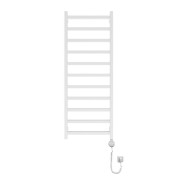 Grzejnik łazienkowy elektryczny Lungo White 1320 z grzałką White Lavita