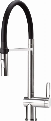 Bateria kuchenna stojąca z elastyczną wylewką chrom Magnetic Deante