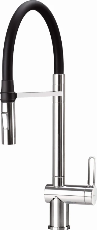 Bateria kuchenna stojąca z elastyczną wylewką chrom Magnetic Deante