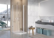 Kabina półokrągła Radaway Nes PDD II 90x90x200 szkło przejrzyste
