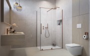 Kabina prysznicowa Furo Brushed Copper KDJ Radaway prawa