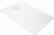 Brodzik granitowy prostokątny 90x70 alabaster Correo Deante