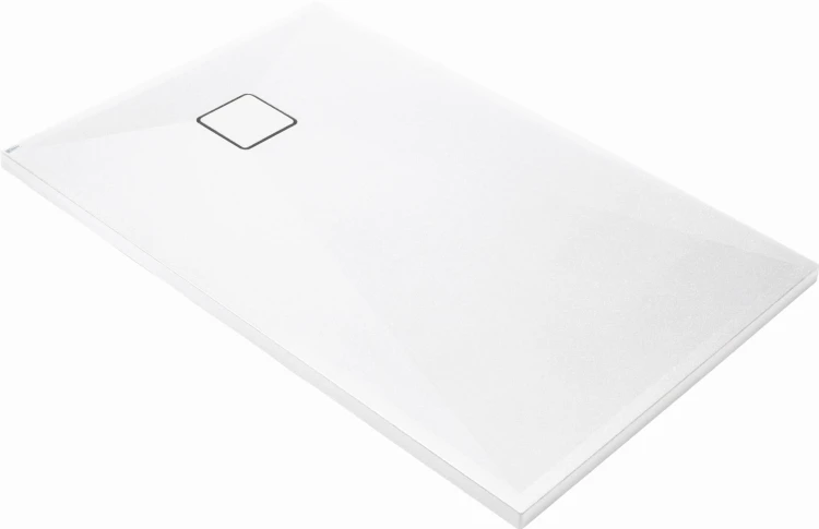 Brodzik granitowy prostokątny 90x70 alabaster Correo Deante
