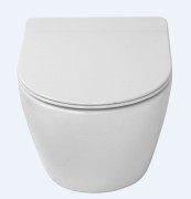 Miska wisząca LAVITA SOFI SLIM bezkołnierzowa + deska