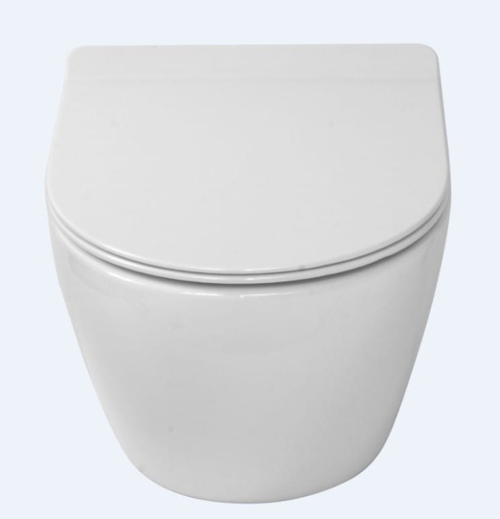 Miska wisząca LAVITA SOFI SLIM bezkołnierzowa + deska