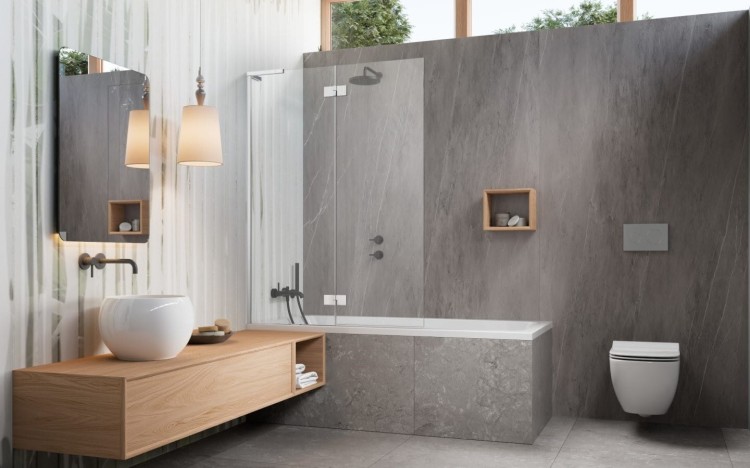 Parawan nawannowy Radaway Essenza 8 SL PND II lewy