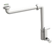 Półsyfon umywalkowy lub bidetowy oszczędzający miejsce Murales