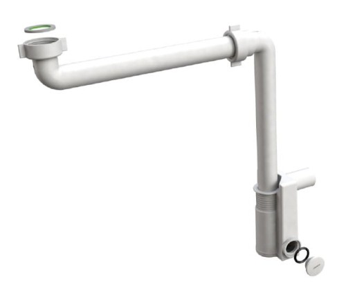 Półsyfon umywalkowy lub bidetowy oszczędzający miejsce Murales