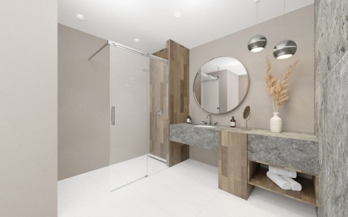 Kabina prysznicowa Radaway Espera Pro Walk-in prawa przejrzysta