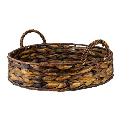 Taca z hiacyntu wodnego arola 416xl 40x8cm, brąz koszoplotka
